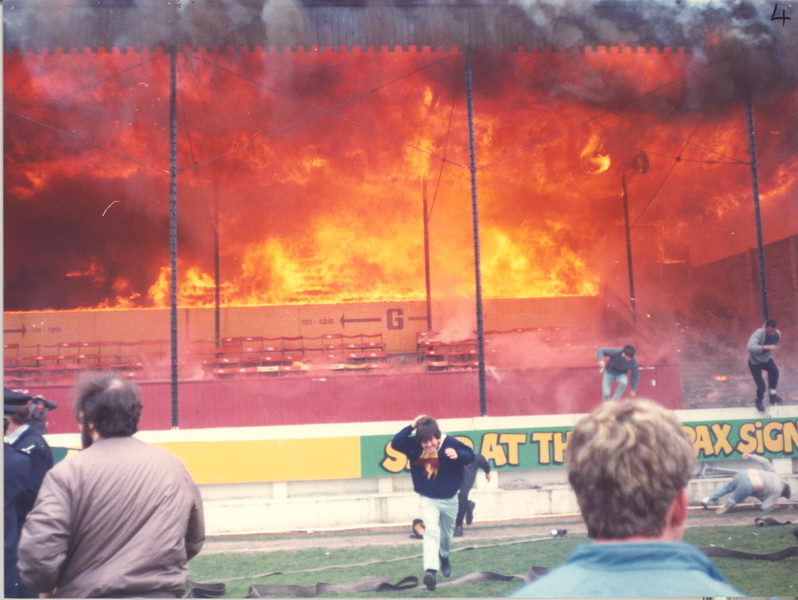 Bradford City Football Club. Fire Disaster 11 May 1985. Fifty six die